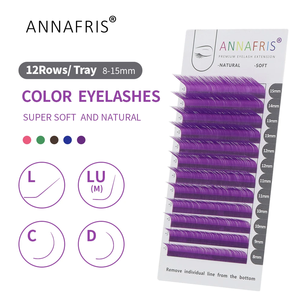 Lash Tile Palette - ANNAFRIS Màu Giả Chồn Hàng Mi