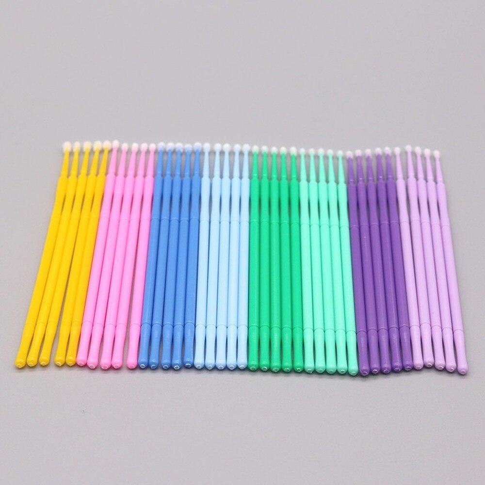 Eyelash Extension Uv Glue - 100pcs/lot Micro Brushes Make Up Eyelash
