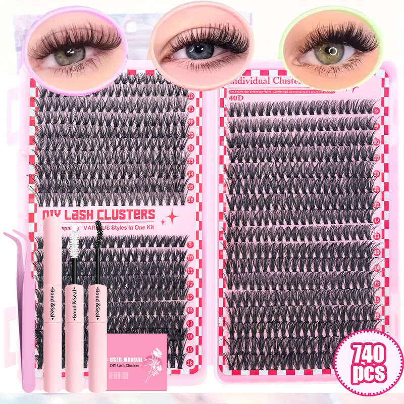 Eyelash Extension Uv Glue - 30D40D50D80D DIY Eyelash Extension Kit with