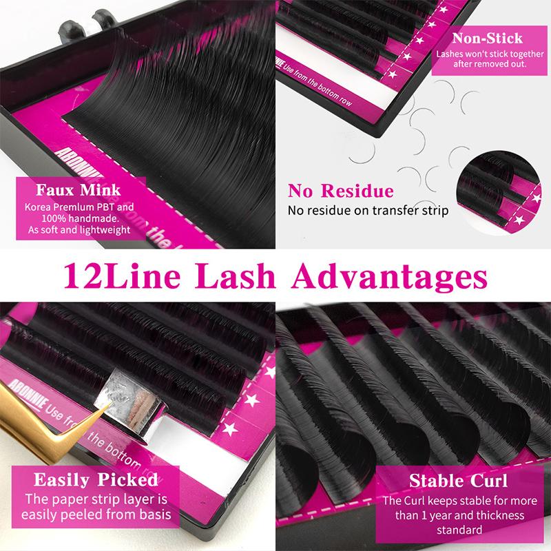 Eyelash Extension Individual M - đánh giá và giá Eyelash Extension Volume Lashes