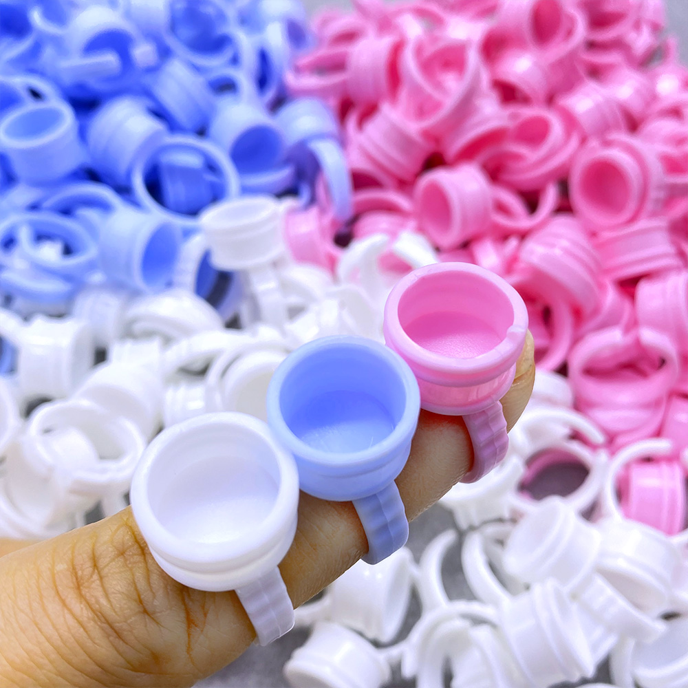 100Pcs Disposable Glue Ring Cu - đánh giá và giá Eyelash Extension Fan