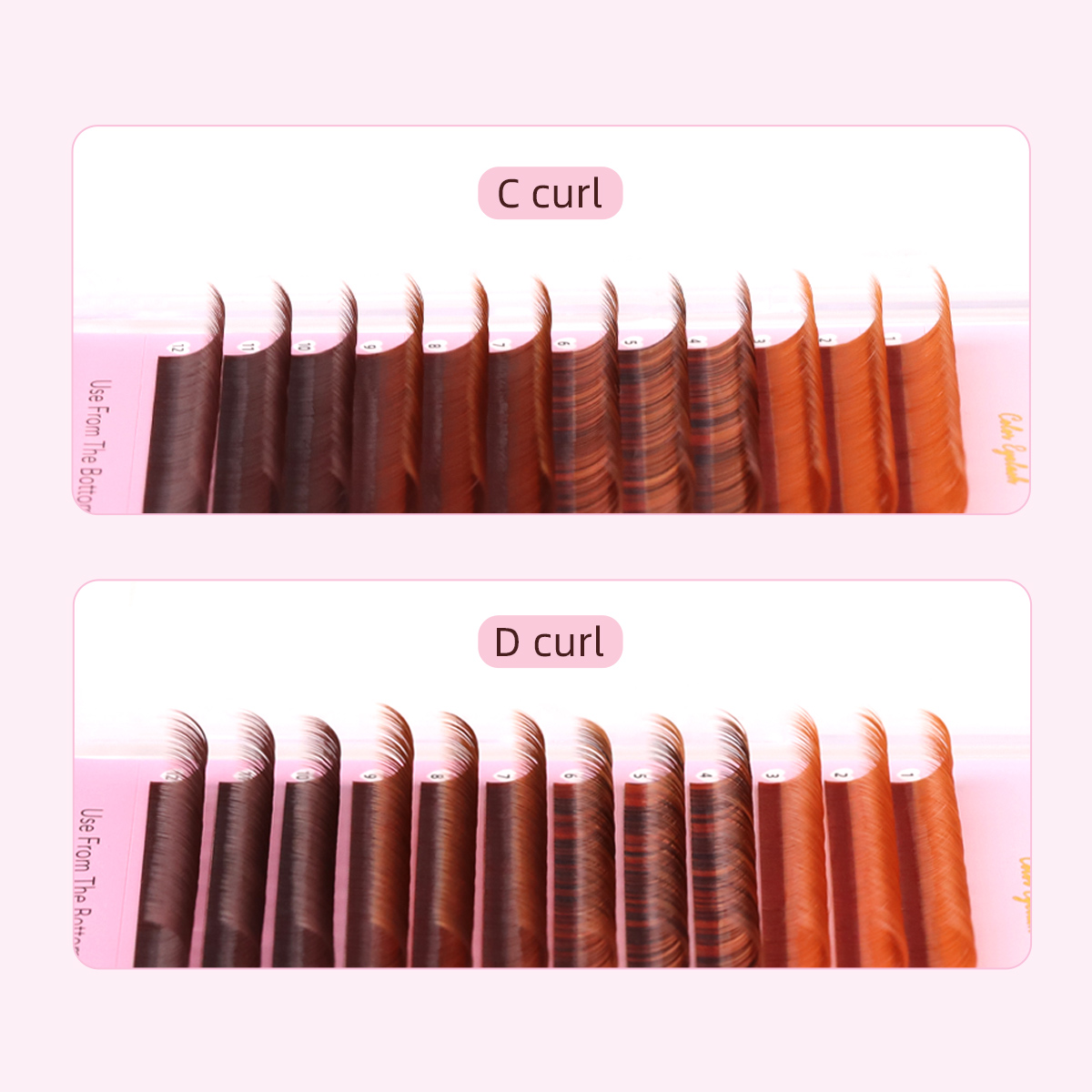 Lashprofessor Colored Lashes M - đánh giá và giá Lash Tile Palette