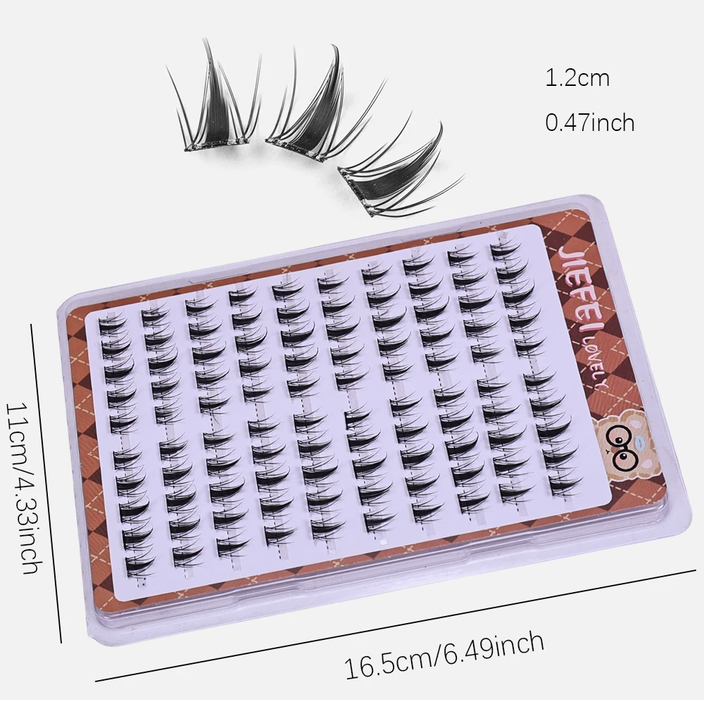 Cute Bunny 10-Row False Eyelas - đánh giá và giá Eyelash Extension Uv Glue