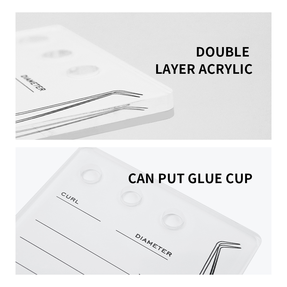 GAHAMACA Acrylic Hàng Mi Giữ M - đánh giá và giá Lash Tile Palette