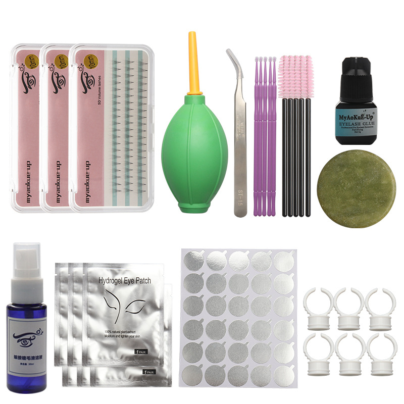 13PCS DIY Eyelash Extension Ki - đánh giá và giá Eyelash Extension Open Eye