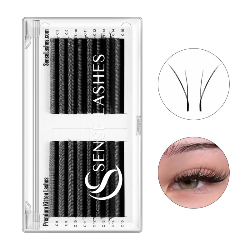 SENSE LASHES Fox YY Shape Eyel - đánh giá và giá Eyelash Extension C Curl