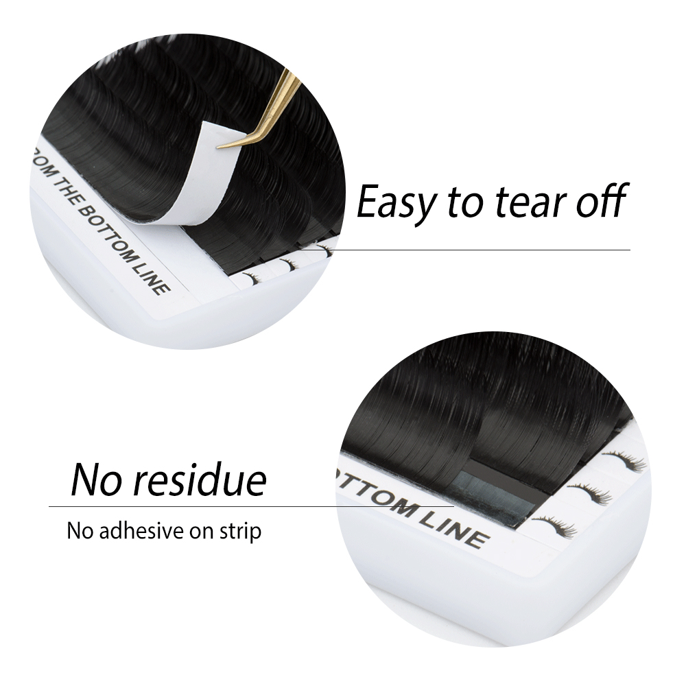 4 Trường Hợp J B C D 7 Mm ~ 15 - đánh giá và giá Eyelash Extension C Curl