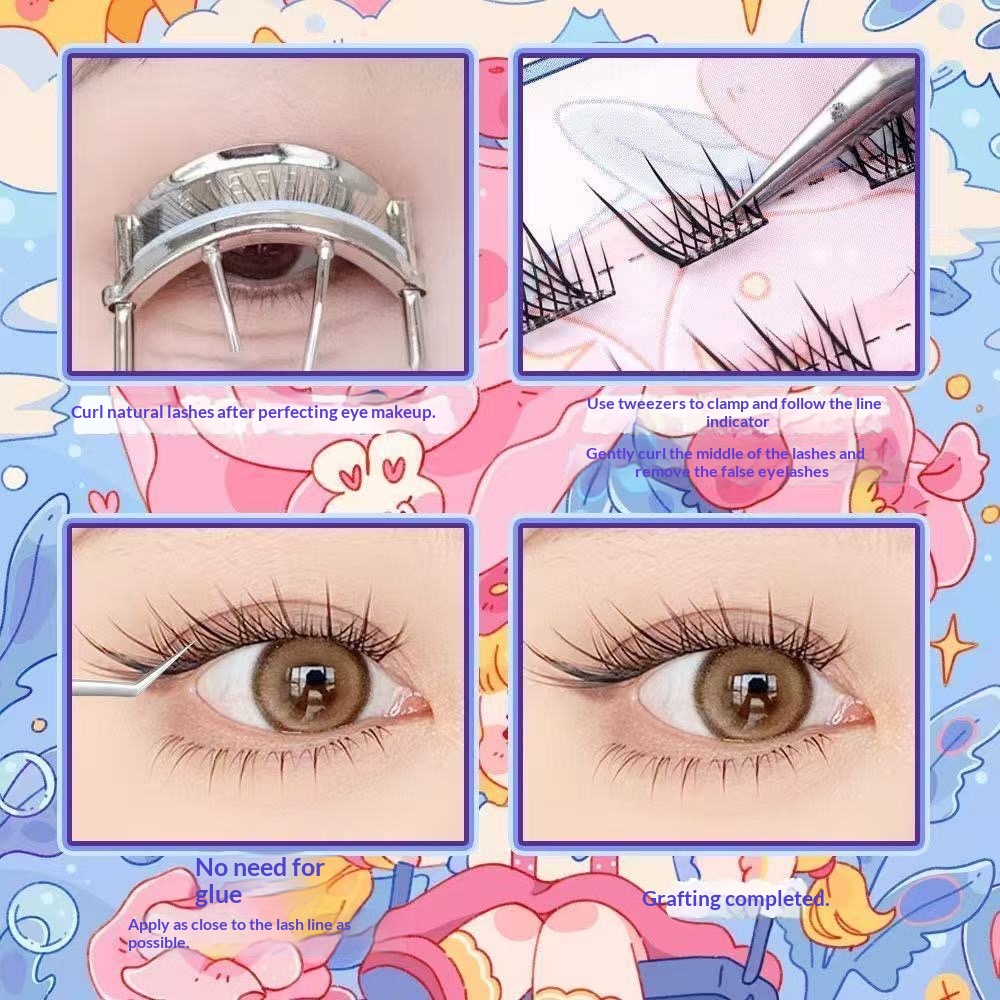 120 Clusters No Need Glue Fals - đánh giá và giá Eyelash Extension Uv Glue