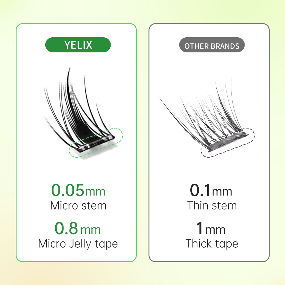 Yelix No Glue Needed False Eye - đánh giá và giá Eyelash Extension No 10