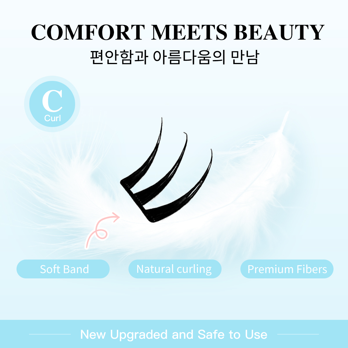 48 Cluster No Glue Fairy False - đánh giá và giá Eyelash Extension No 10