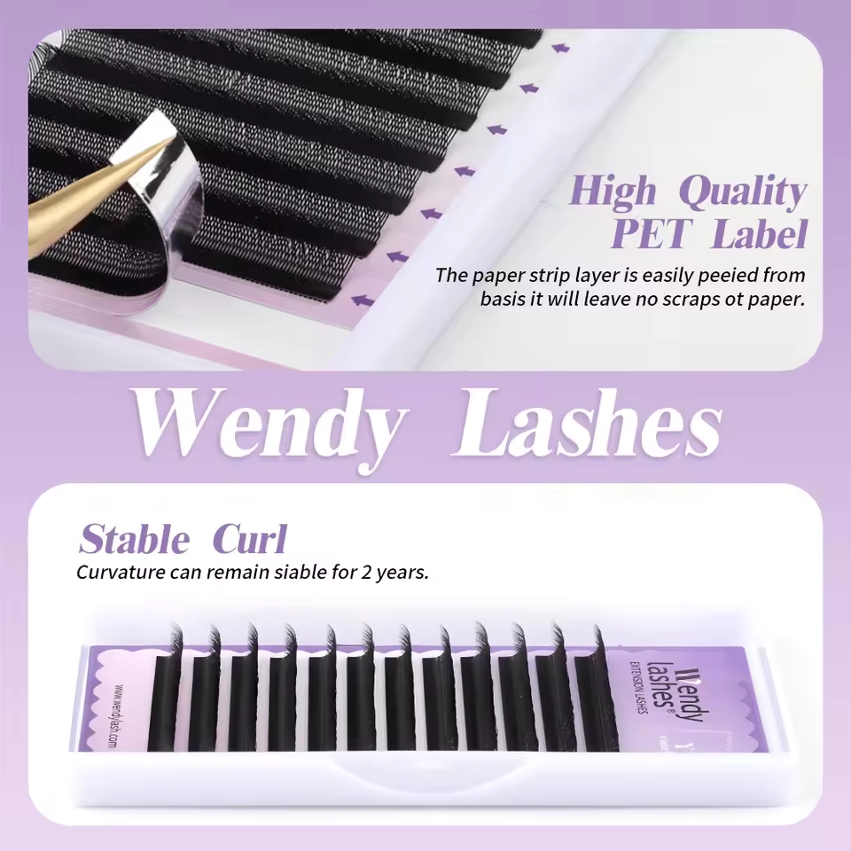 WENDY 2D YY Shape C/D Curl Eya - đánh giá và giá Eyelash Extension C Curl