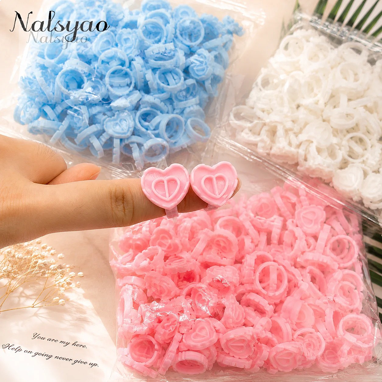 Eyelash Extension Glue Rings 1 - đánh giá và giá Eyelash Extension Fan