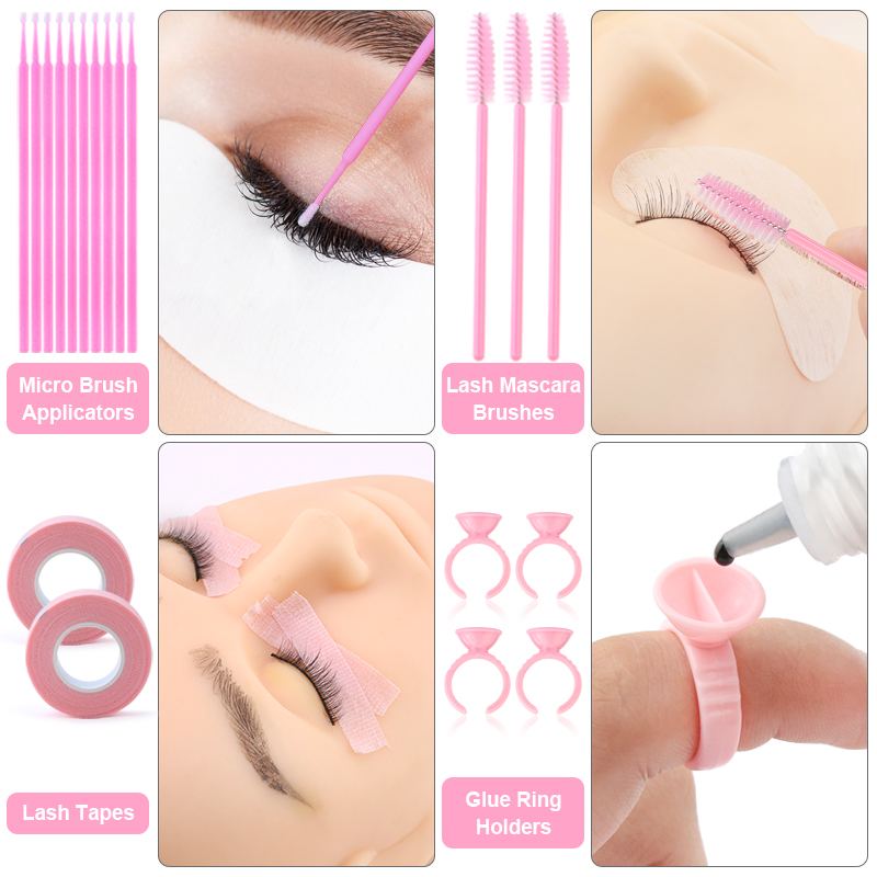 268PCS Eyelash Extensions Brus - đánh giá và giá Eyelash Extension Fan