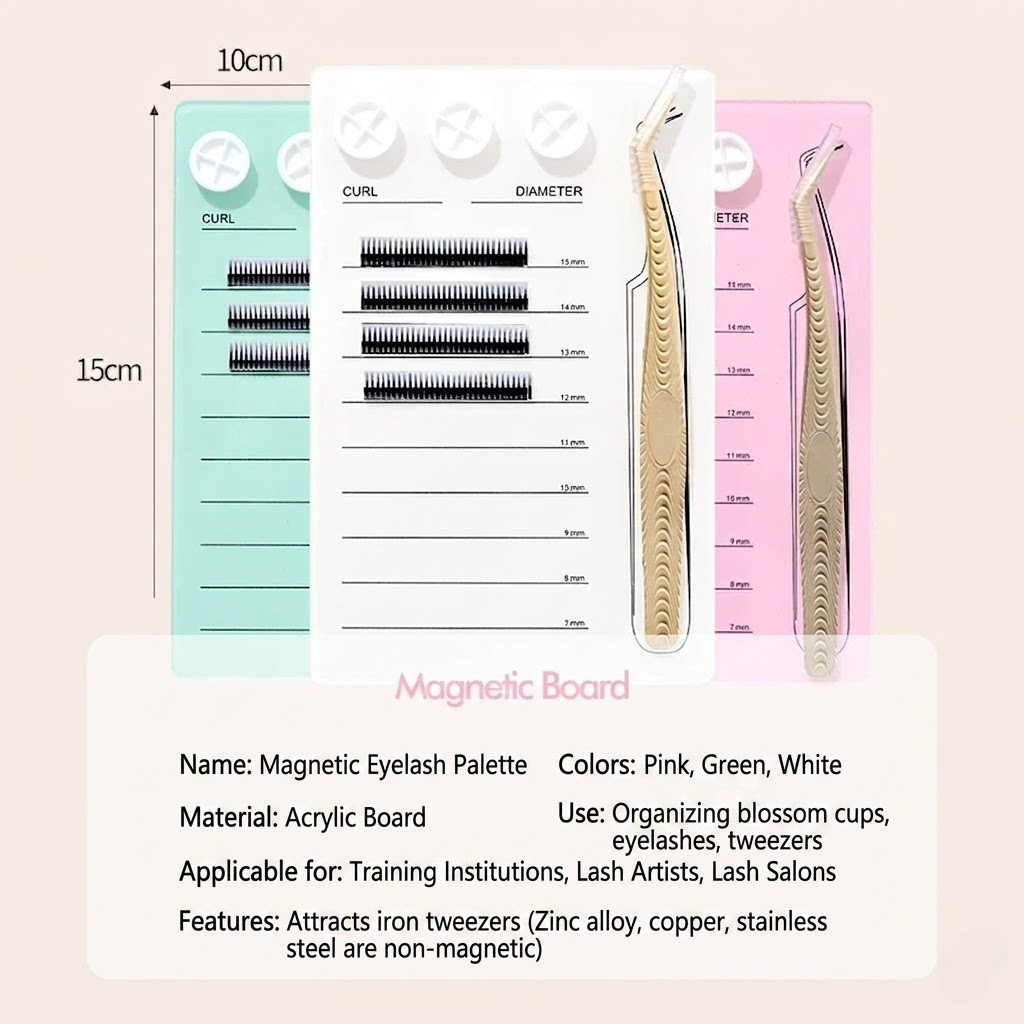 Magnetic Eyelash Extension Pal - đánh giá và giá Lash Tile Palette