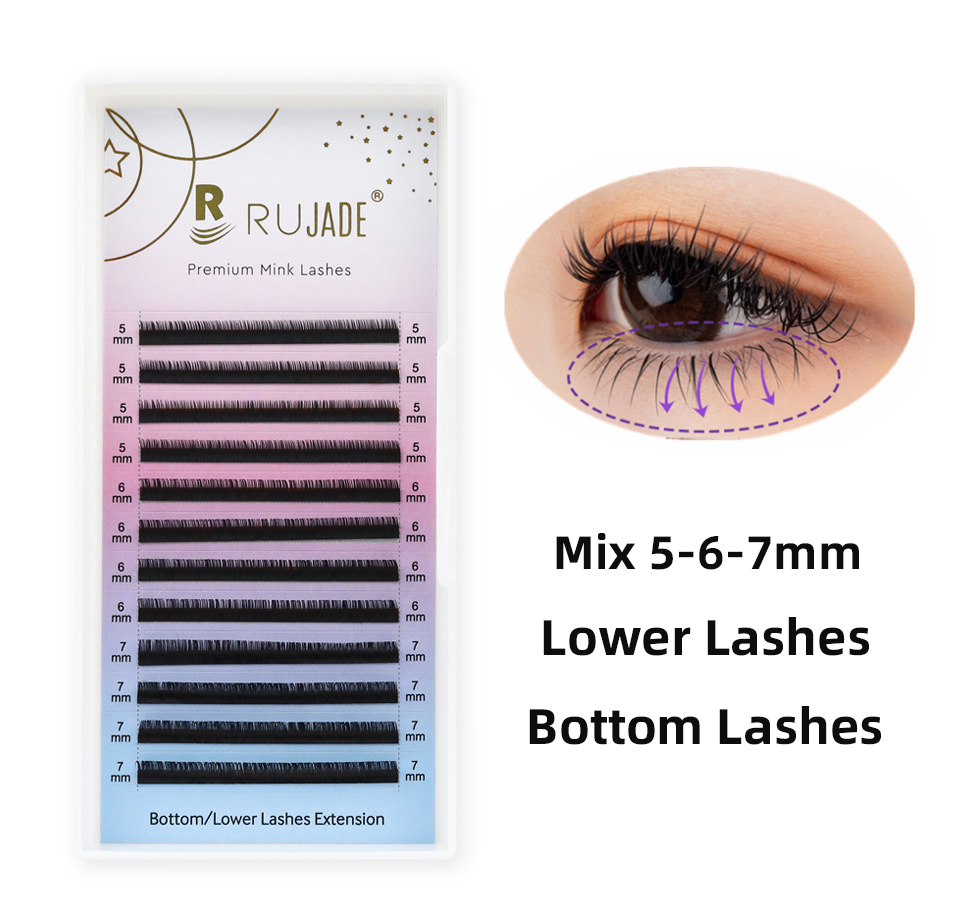 Dưới Làn Mi Pha 5 6 7Mm Dưới L - đánh giá và giá Eyelash Extension C Curl
