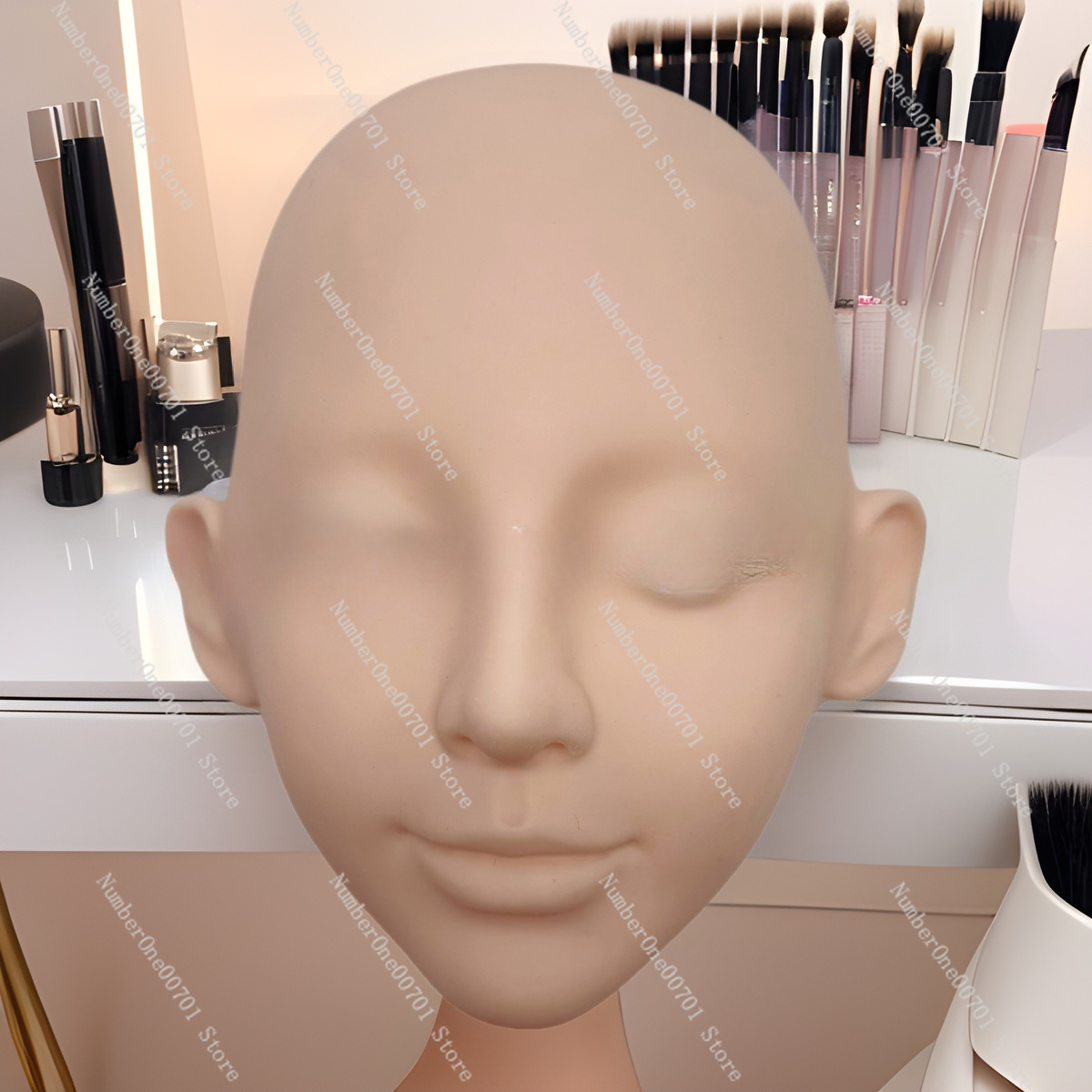 3-Layer Silicone Mannequin Hea - đánh giá và giá Eyelash Extension Open Eye