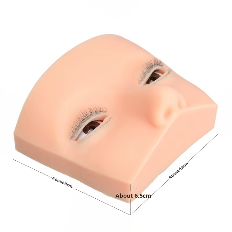 4 Layered Mannequin Head for E - đánh giá và giá Eyelash Extension Open Eye