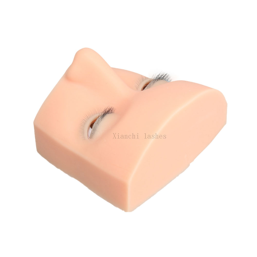 4 Layered Mannequin Head for E - đánh giá và giá Eyelash Extension Open Eye