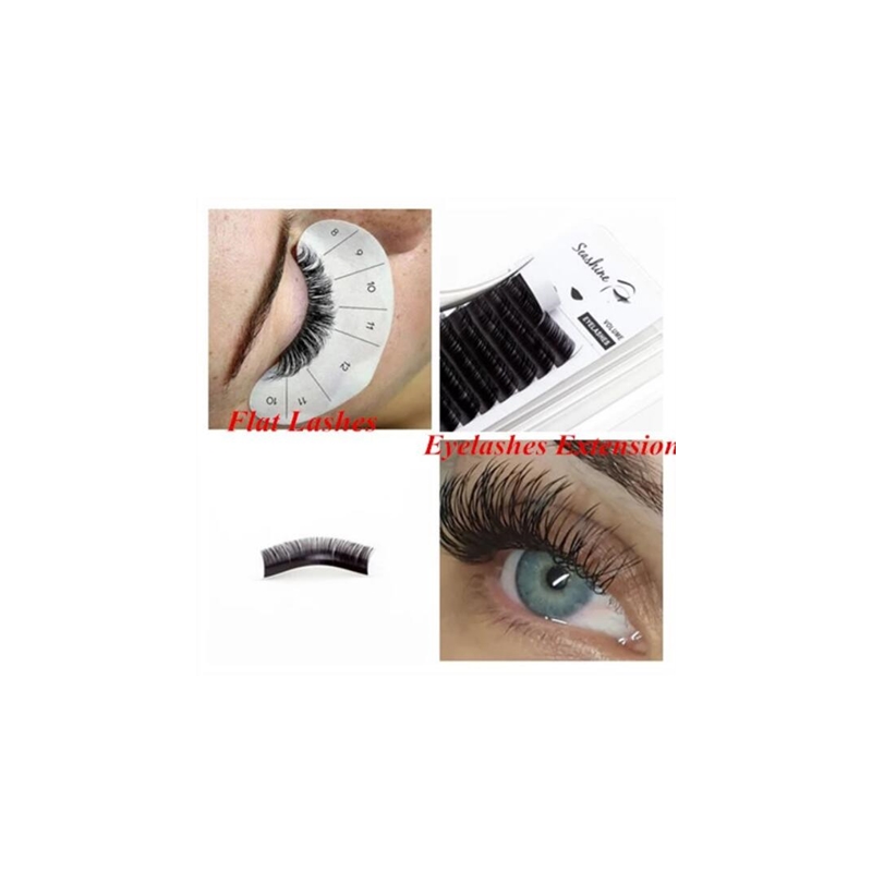 Seashine Hình Elip Dẹt Hàng Mi - đánh giá và giá Eyelash Extension C Curl