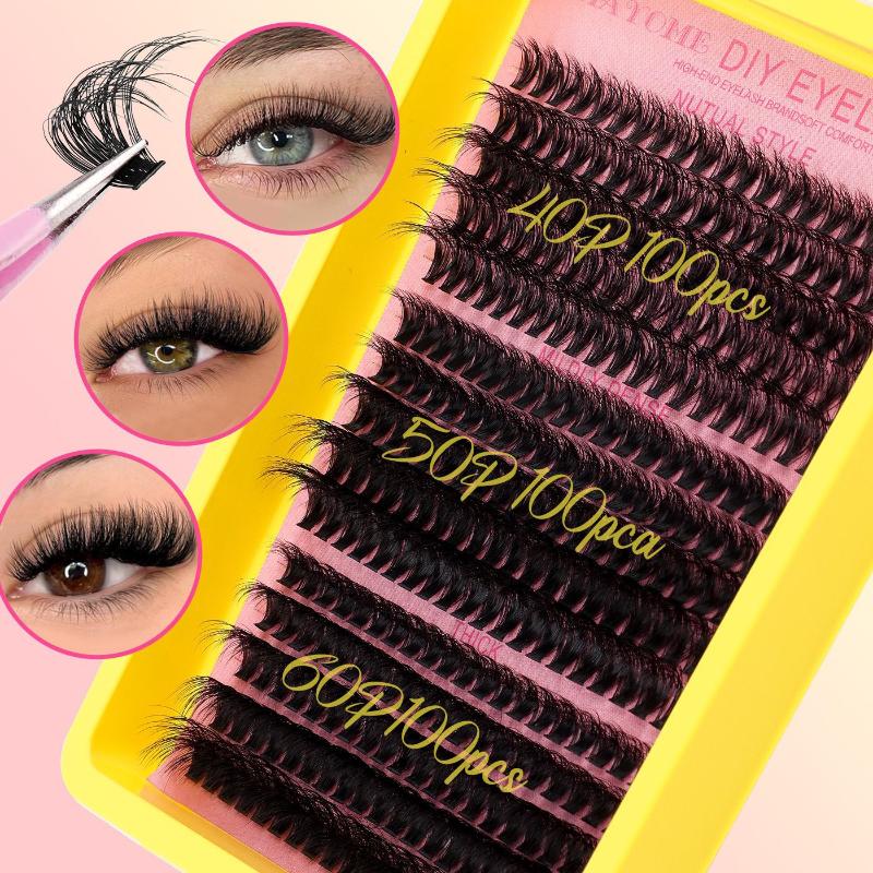 Cluster Lashes Kit Individual  - đánh giá và giá Eyelash Extension Volume Lashes