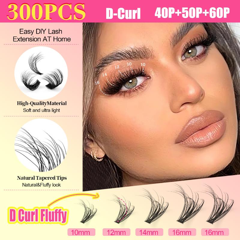 Cluster Lashes Kit Individual  - đánh giá và giá Eyelash Extension Volume Lashes