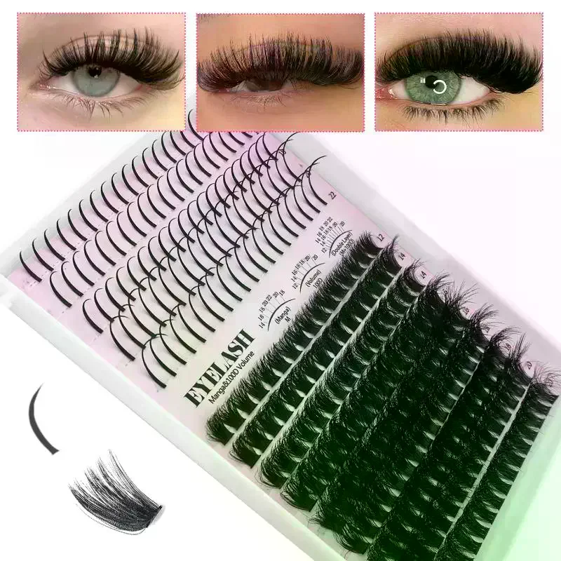 Lash Clusters Kit Lash Spikes  - đánh giá và giá Eyelash Extension Volume Lashes