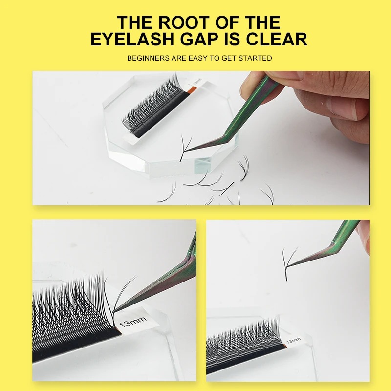 YY Shape Black Brown Eyelashes - đánh giá và giá Eyelash Extension C Curl