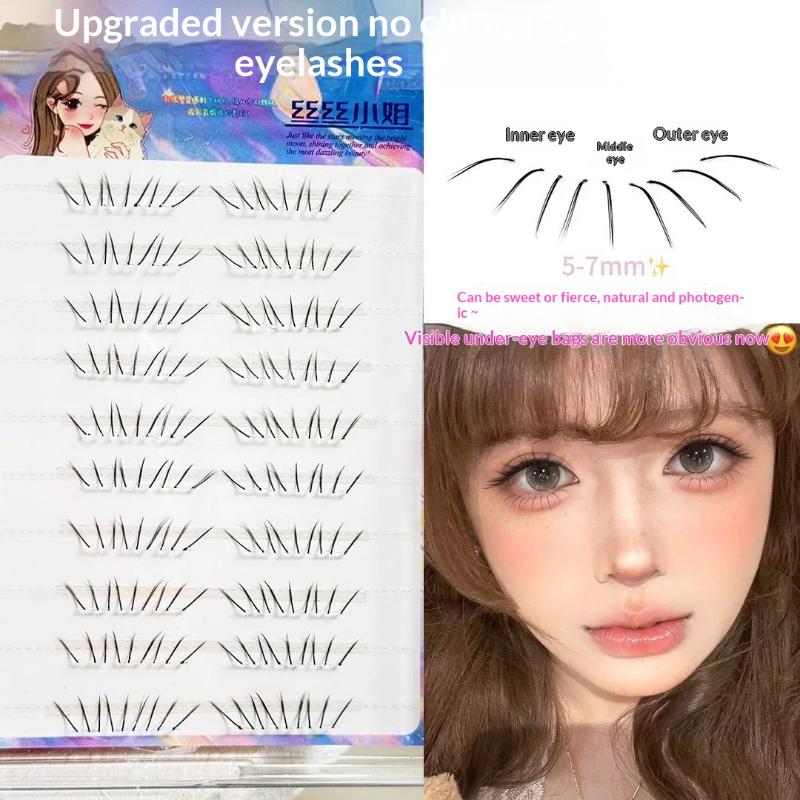NEW 1Set Comic Lower Lash Exte - đánh giá và giá Eyelash Extension Uv Glue