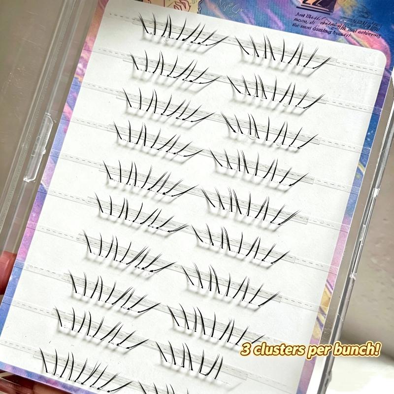 NEW 1Set Comic Lower Lash Exte - đánh giá và giá Eyelash Extension Uv Glue