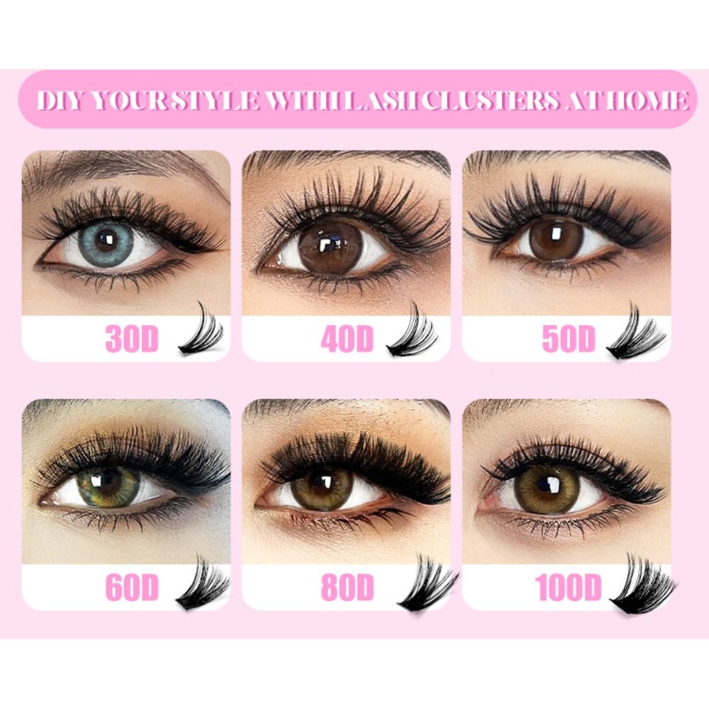 9-16mm Length False Eyelashes  - đánh giá và giá Eyelash Extension Volume Lashes