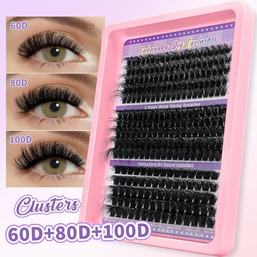 9-16mm Length False Eyelashes  - đánh giá và giá Eyelash Extension Volume Lashes