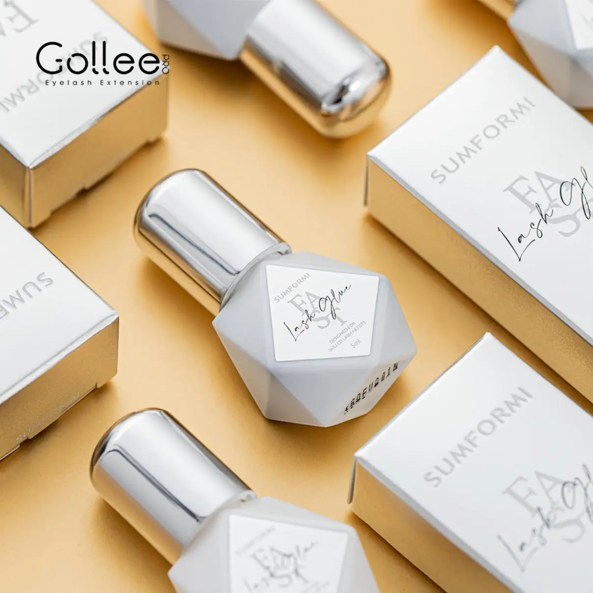 5 Bottle Eye Lash Glue No Irri - đánh giá và giá Eyelash Extension Open Eye