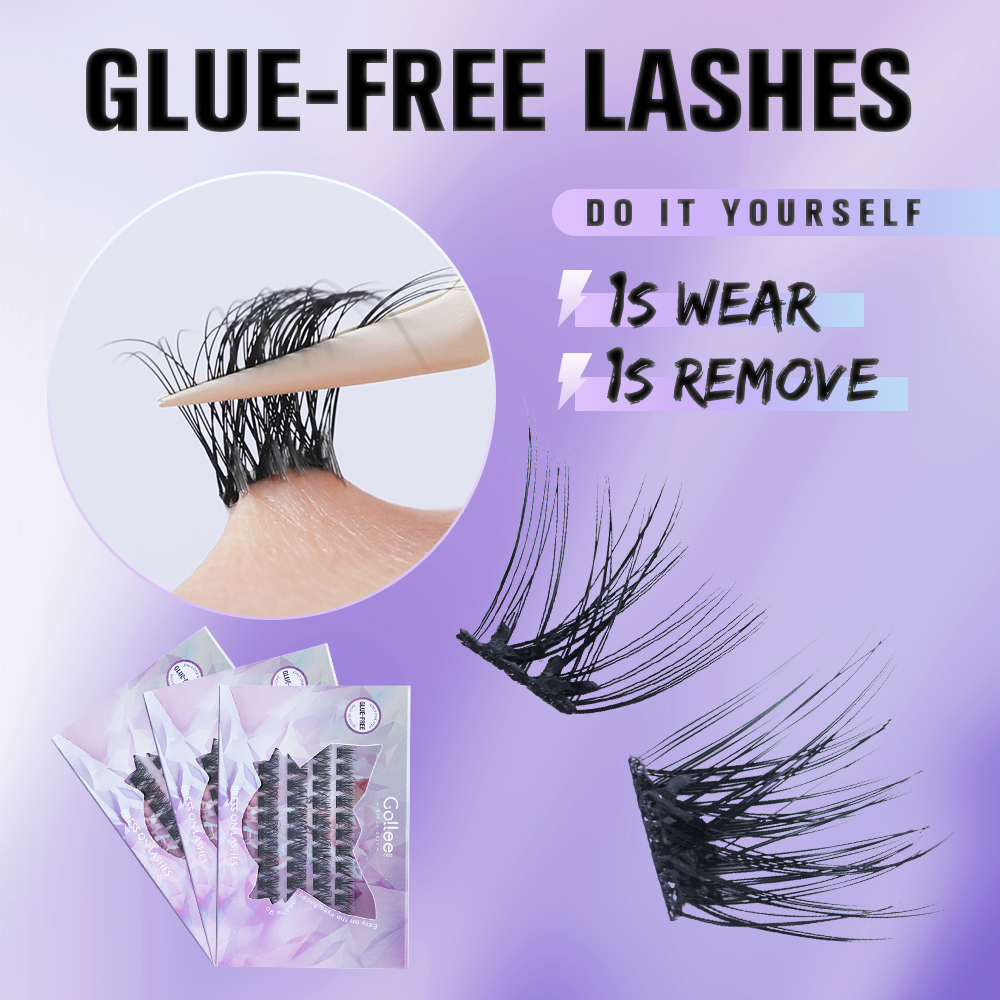 Gollee Self-Stick Eyelash Clus - đánh giá và giá Eyelash Extension No 10