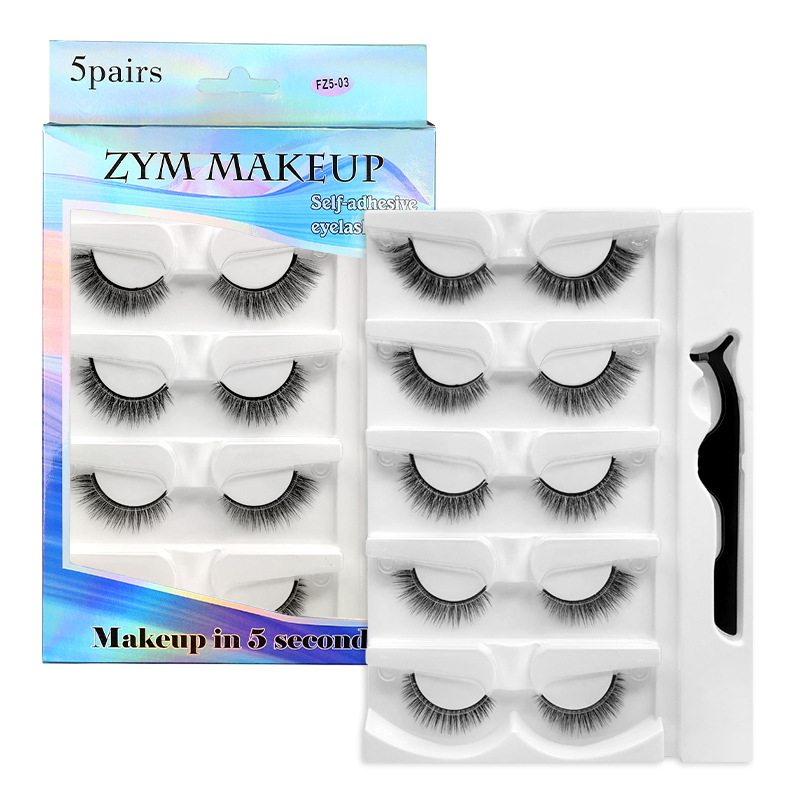 5 Pairs Glue-free Self-adhesiv - đánh giá và giá Eyelash Extension Uv Glue