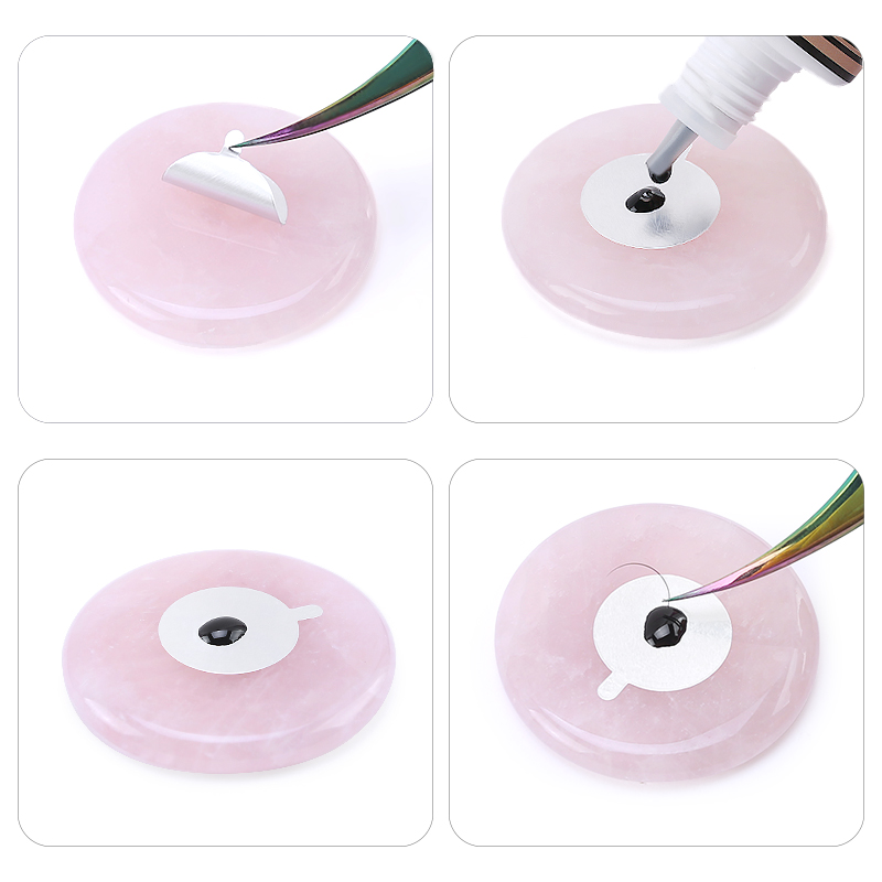 Glue Pallet Eyelashes Extensio - đánh giá và giá Lash Tile Palette