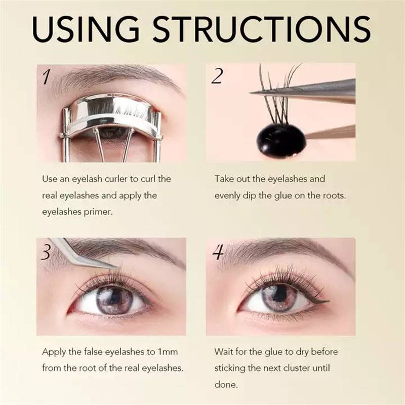 Gollee DIY Làn Mi Nối Dài Tặng - đánh giá và giá Eyelash Extension Open Eye