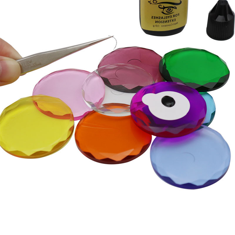 1/3PCS Glass Palette for Eyela - đánh giá và giá Lash Tile Palette