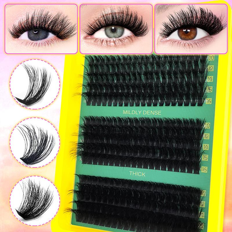 Cluster Lashes Kit Individual  - đánh giá và giá Eyelash Extension Volume Lashes