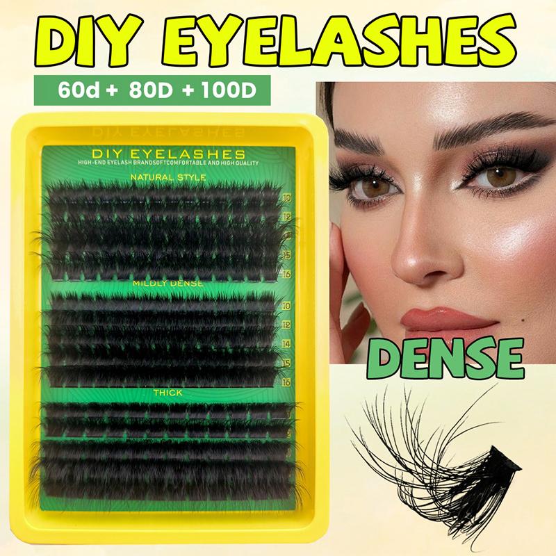 Cluster Lashes Kit Individual  - đánh giá và giá Eyelash Extension Volume Lashes