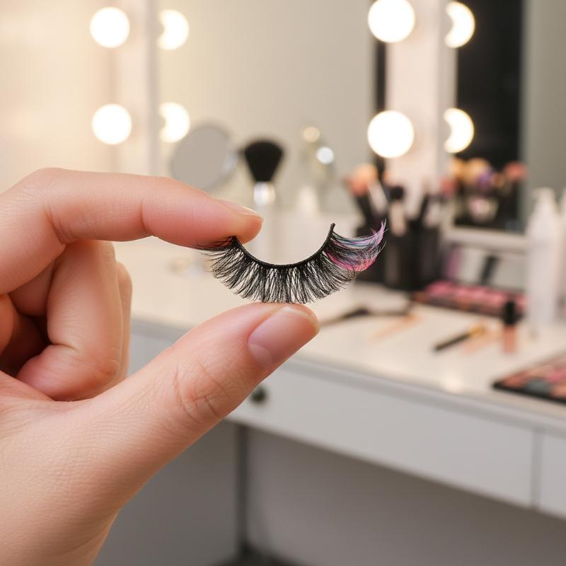 7 Pairs Colorful False Eyelash - đánh giá và giá Eyelash Extension Volume Lashes