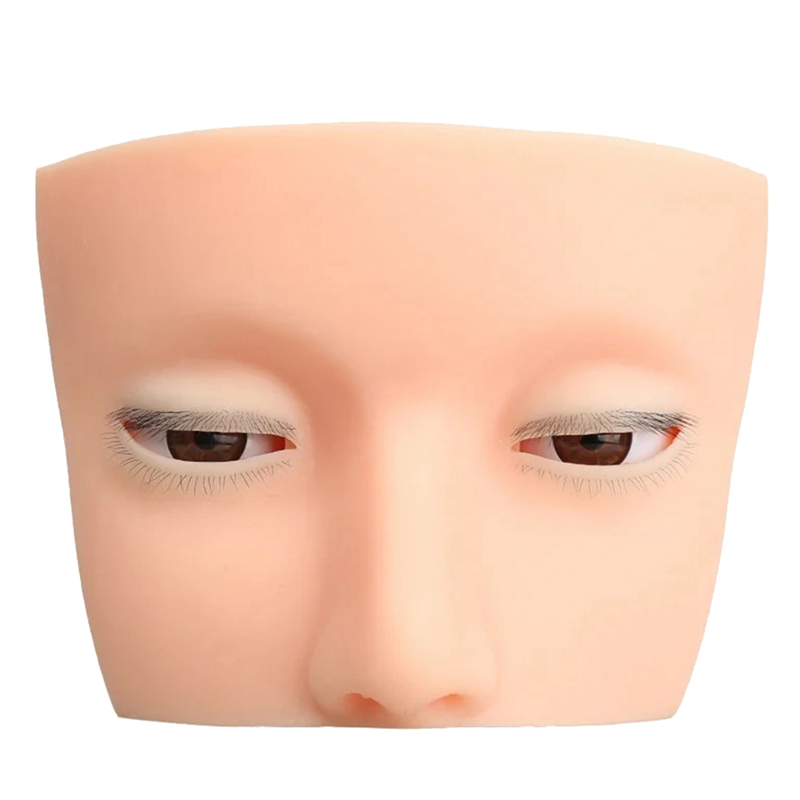 New Real 4 Layers Mannequin He - đánh giá và giá Eyelash Extension Open Eye